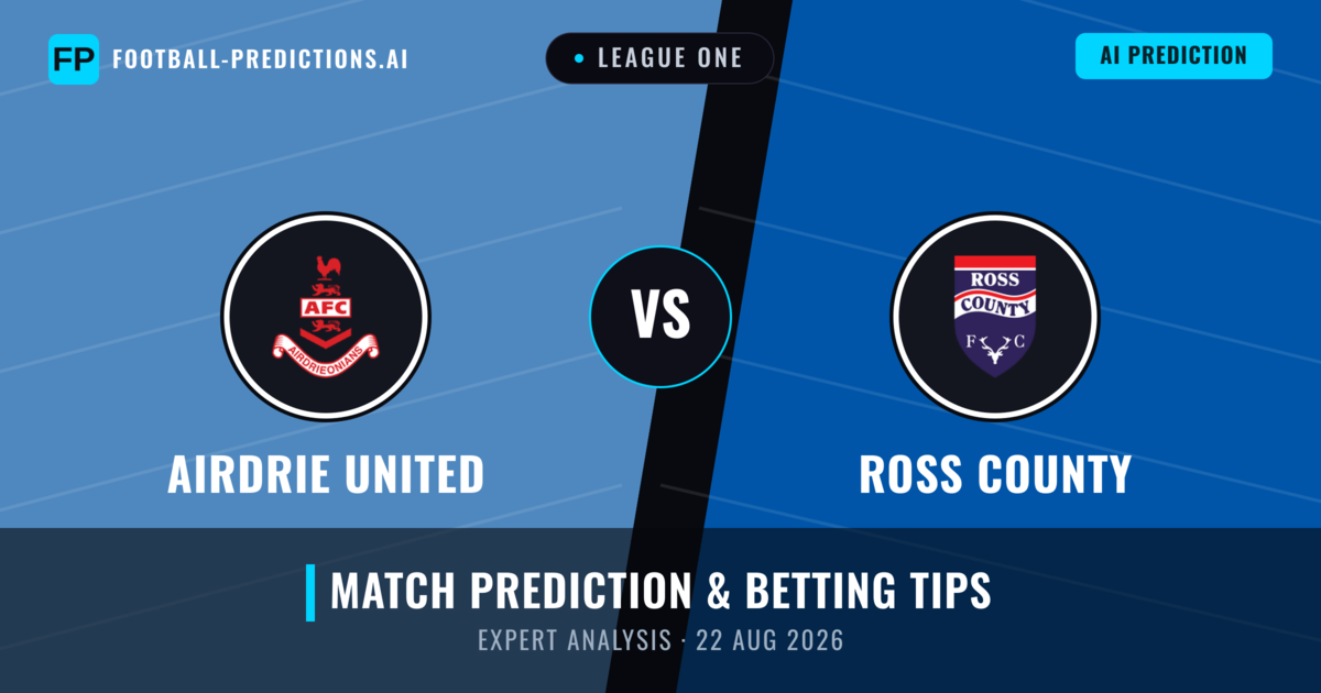Airdrie United vs Ross County — match prediction & preview