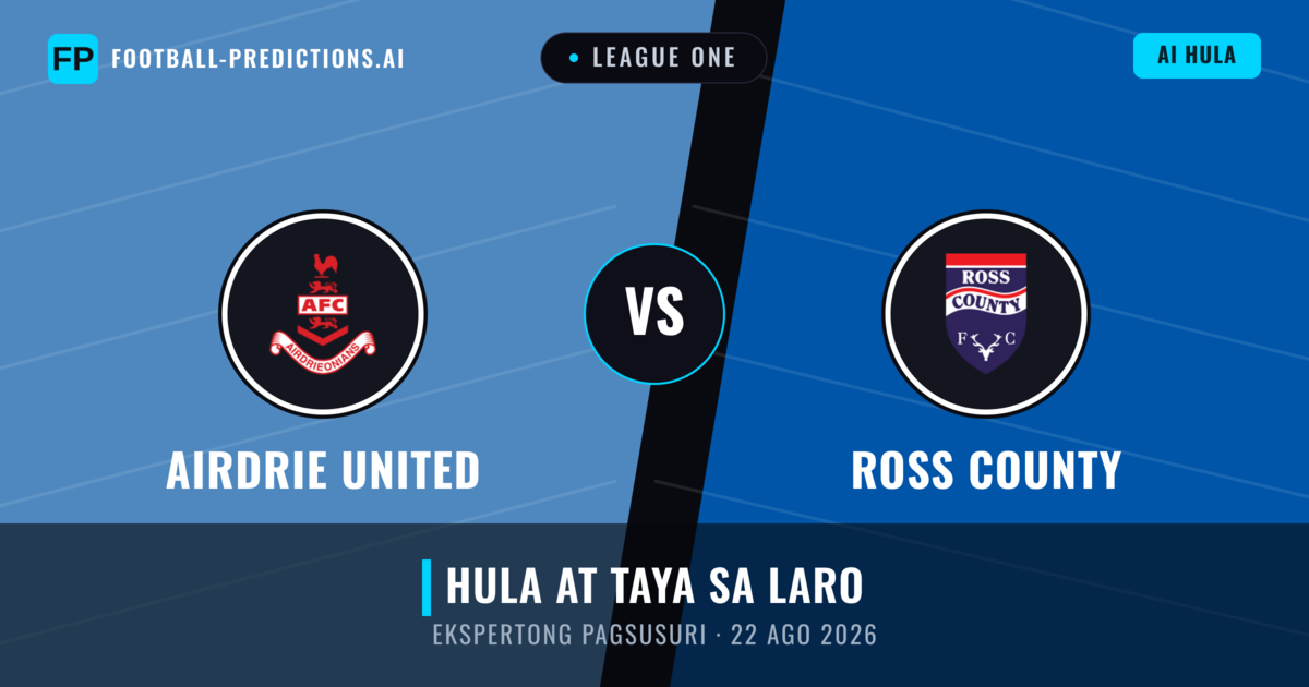 Airdrie United vs Ross County — hula at preview ng laban