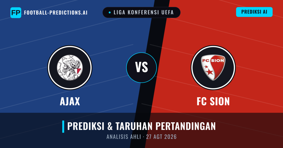 Ajax vs FC Sion — prediksi dan pratinjau pertandingan