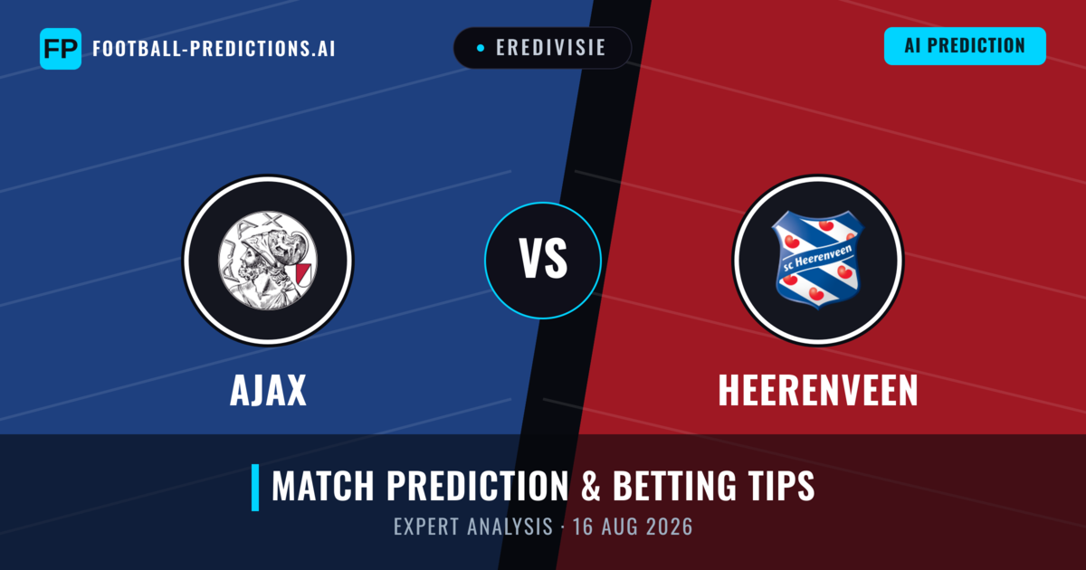 Ajax vs Heerenveen — match prediction & preview