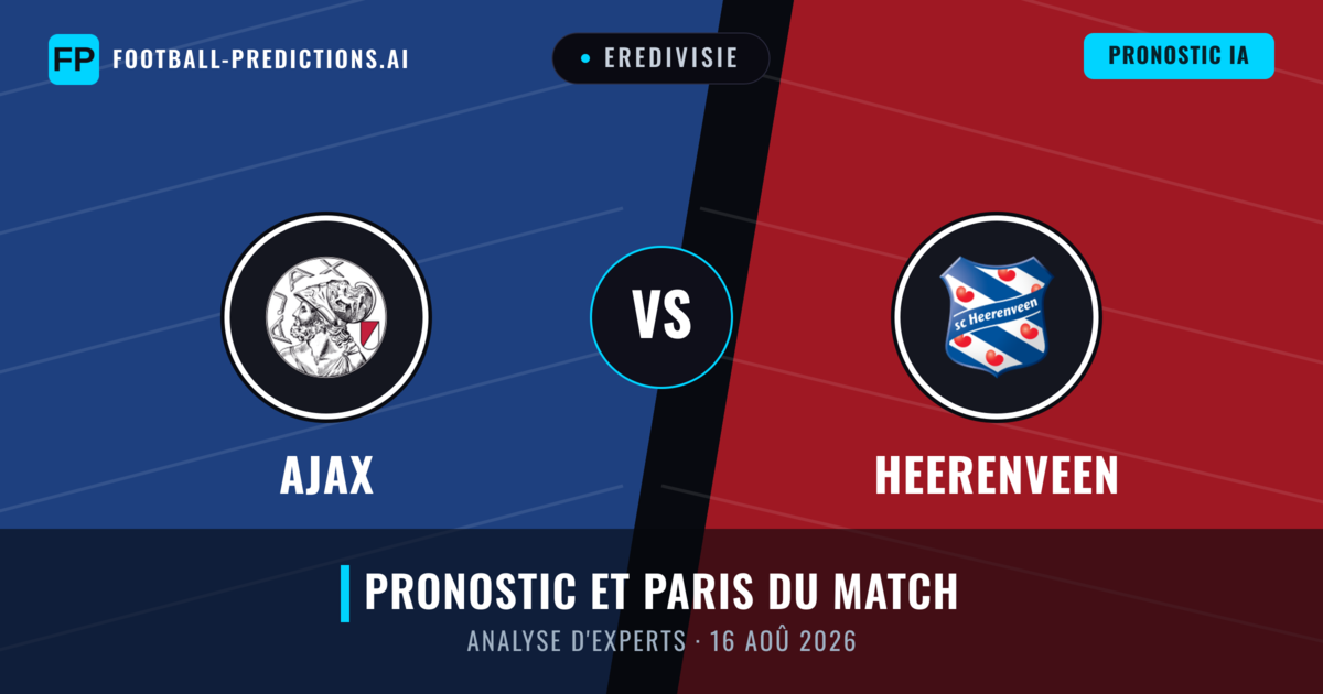 Ajax vs Heerenveen — pronostic et avant-match