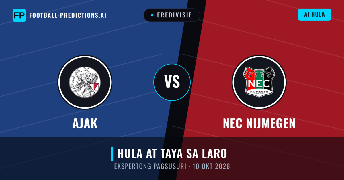 Ajak vs NEC Nijmegen — hula at preview ng laban
