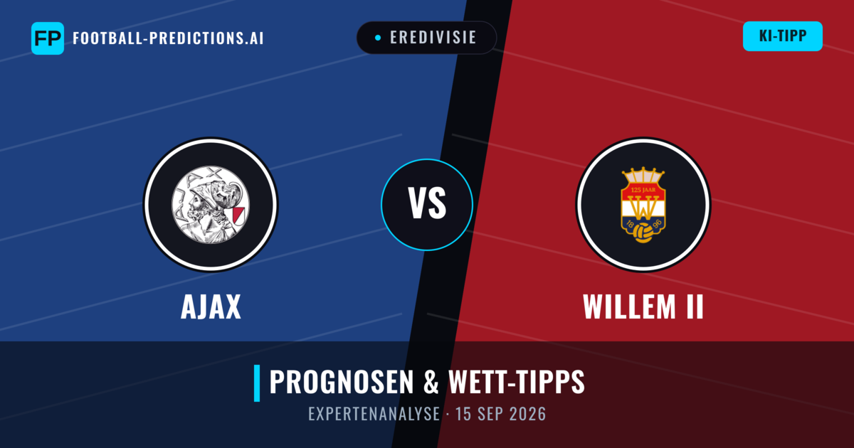 Ajax vs Willem II — Prognose und Spielvorschau