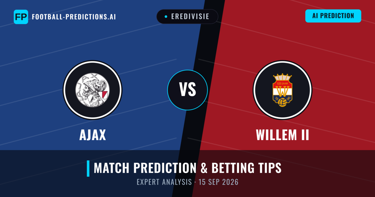 Ajax vs Willem II — match prediction & preview