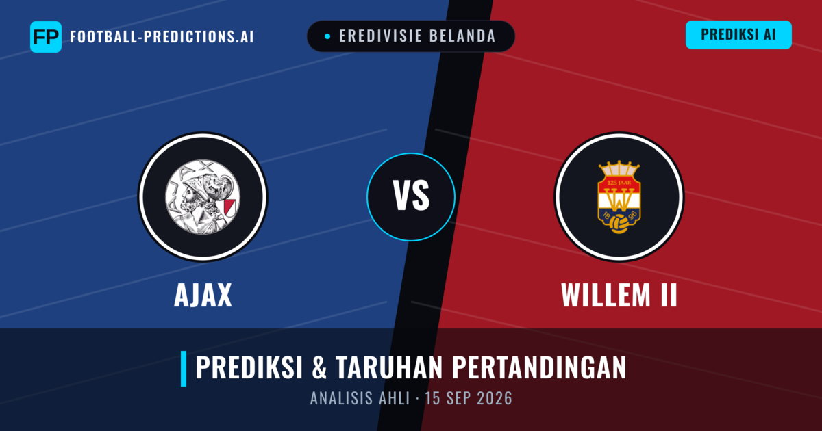 Ajax vs Willem II — prediksi dan pratinjau pertandingan