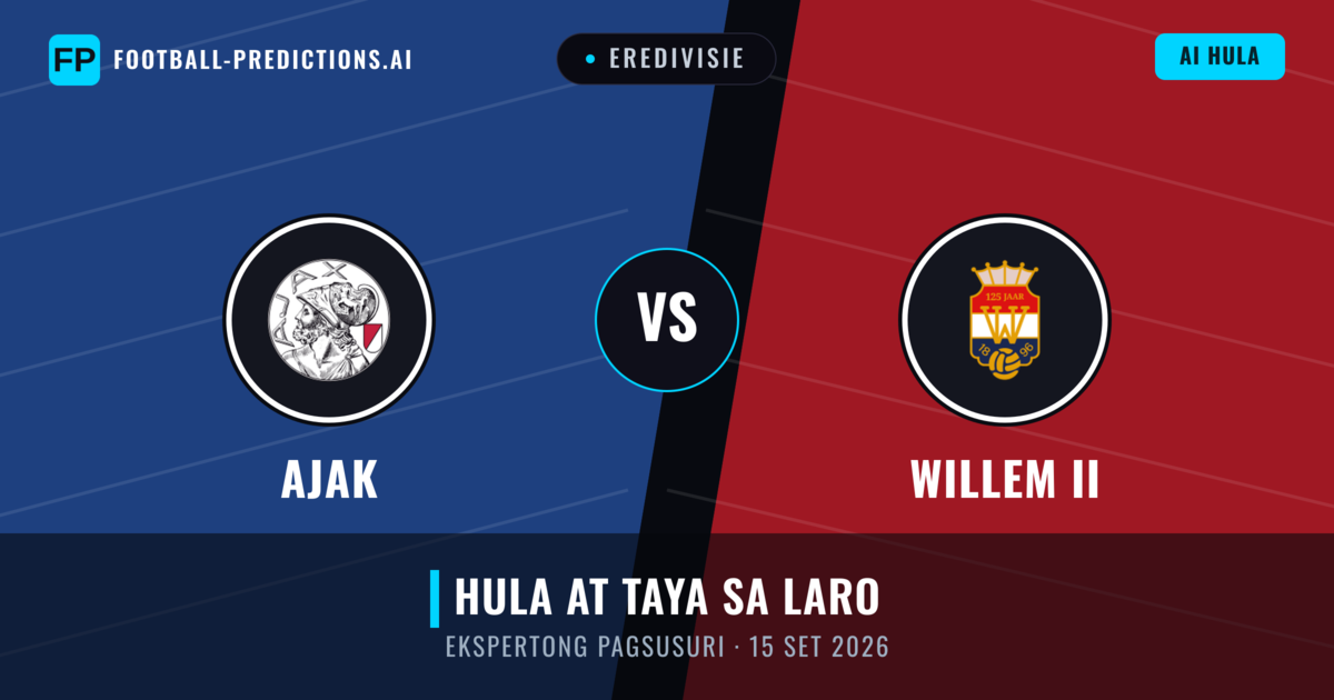 Ajak vs Willem II — hula at preview ng laban