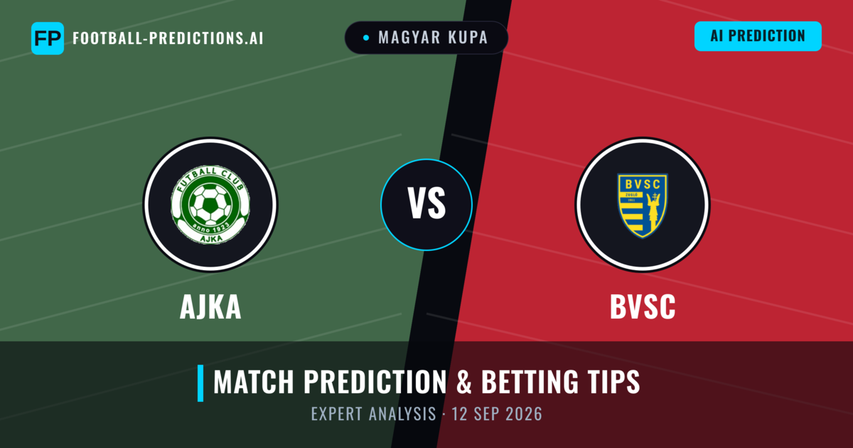 Ajka vs BVSC — match prediction & preview