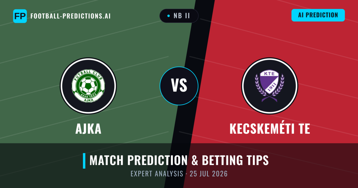 Ajka vs Kecskeméti TE — match prediction & preview