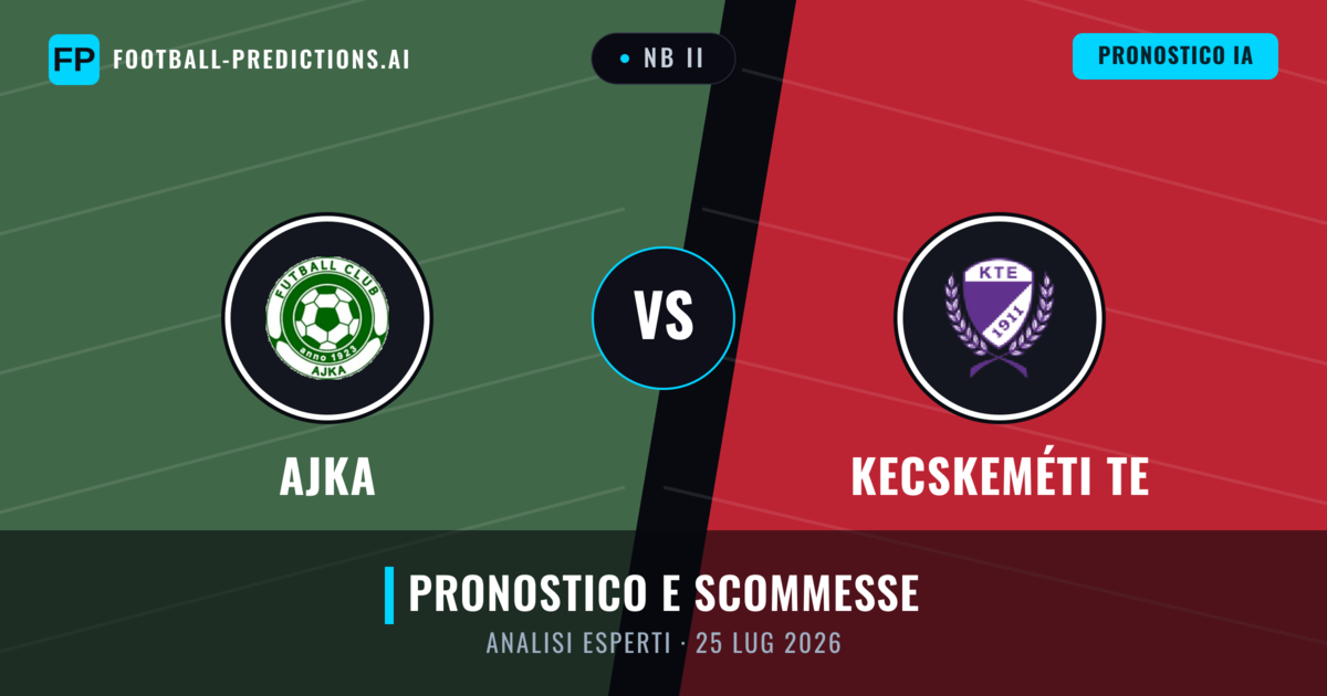 Ajka vs Kecskeméti TE — pronostico e anteprima del match