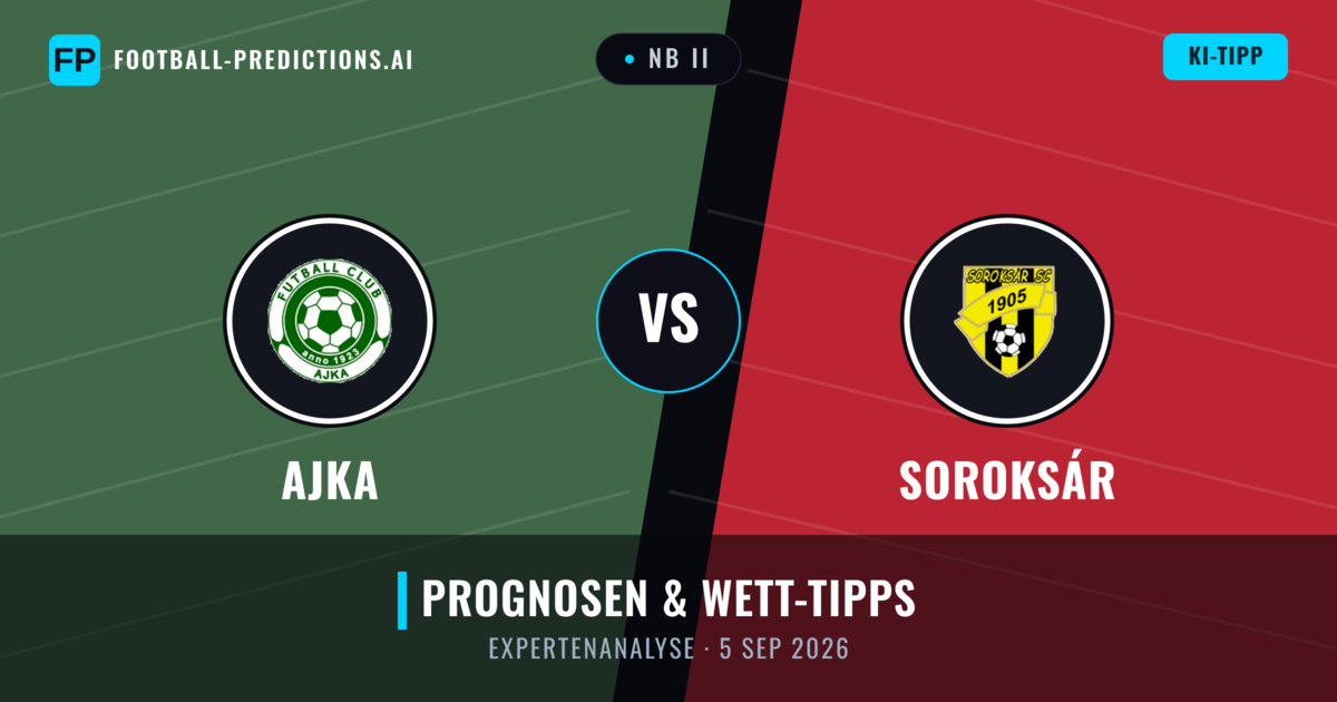 Ajka vs Soroksár — Prognose und Spielvorschau
