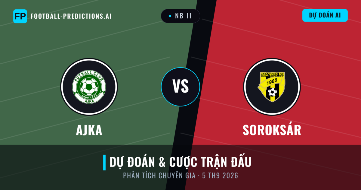 Ajka vs Soroksár — dự đoán và xem trước trận đấu