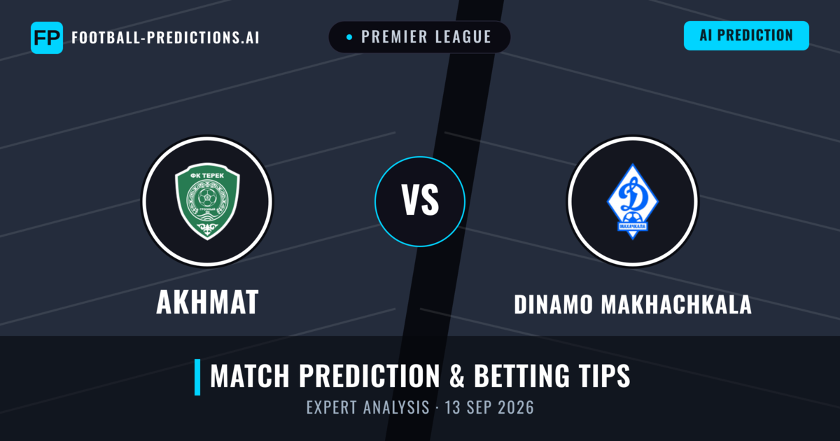 Akhmat vs Dinamo Makhachkala — match prediction & preview