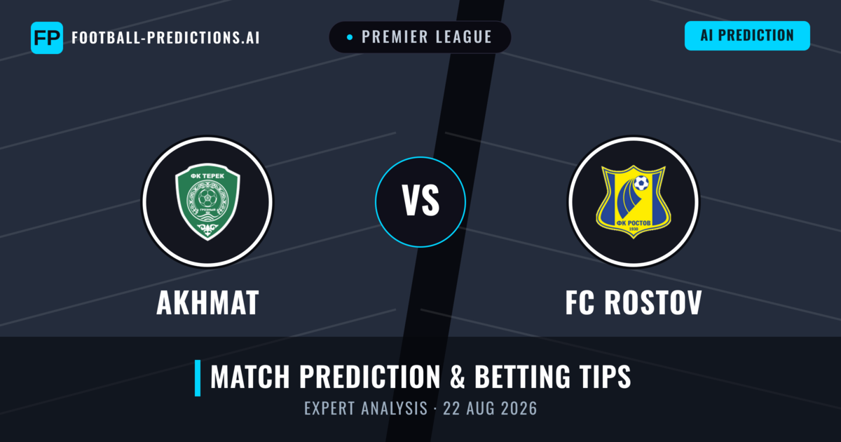 Akhmat vs FC Rostov — match prediction & preview