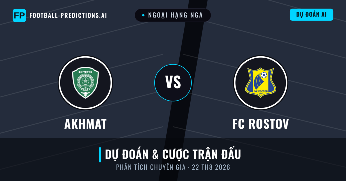 Akhmat vs FC Rostov — dự đoán và xem trước trận đấu