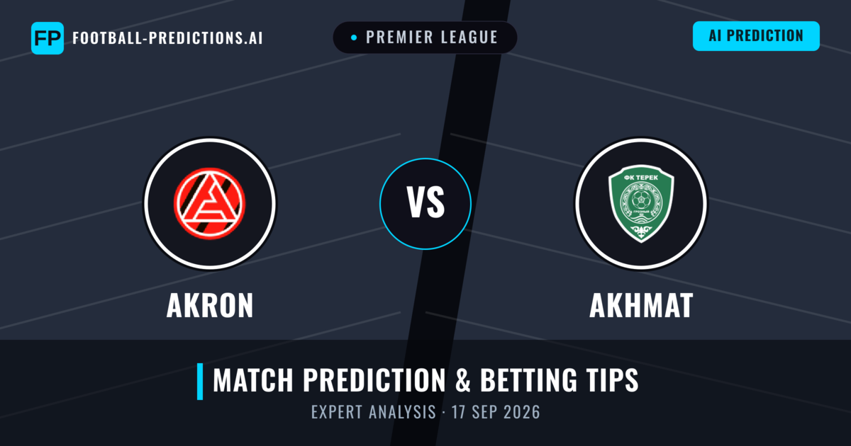 Akron vs Akhmat — match prediction & preview