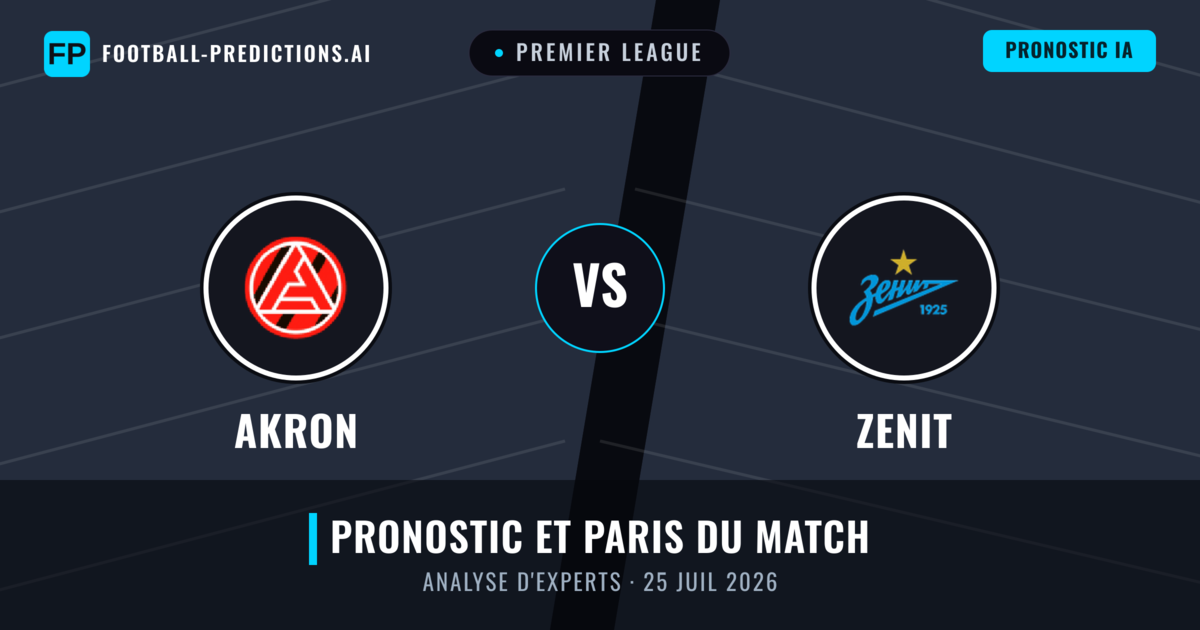 Akron vs Zenit — pronostic et avant-match