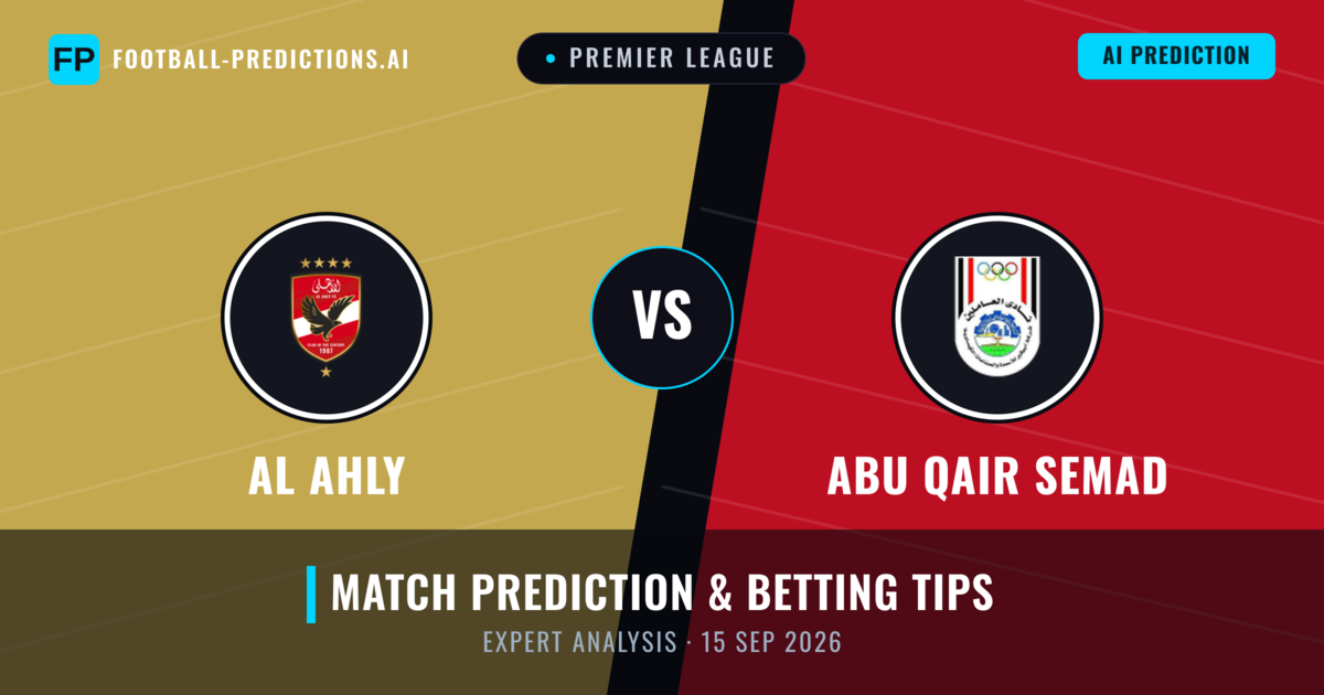 Al Ahly vs Abu Qair Semad — match prediction & preview