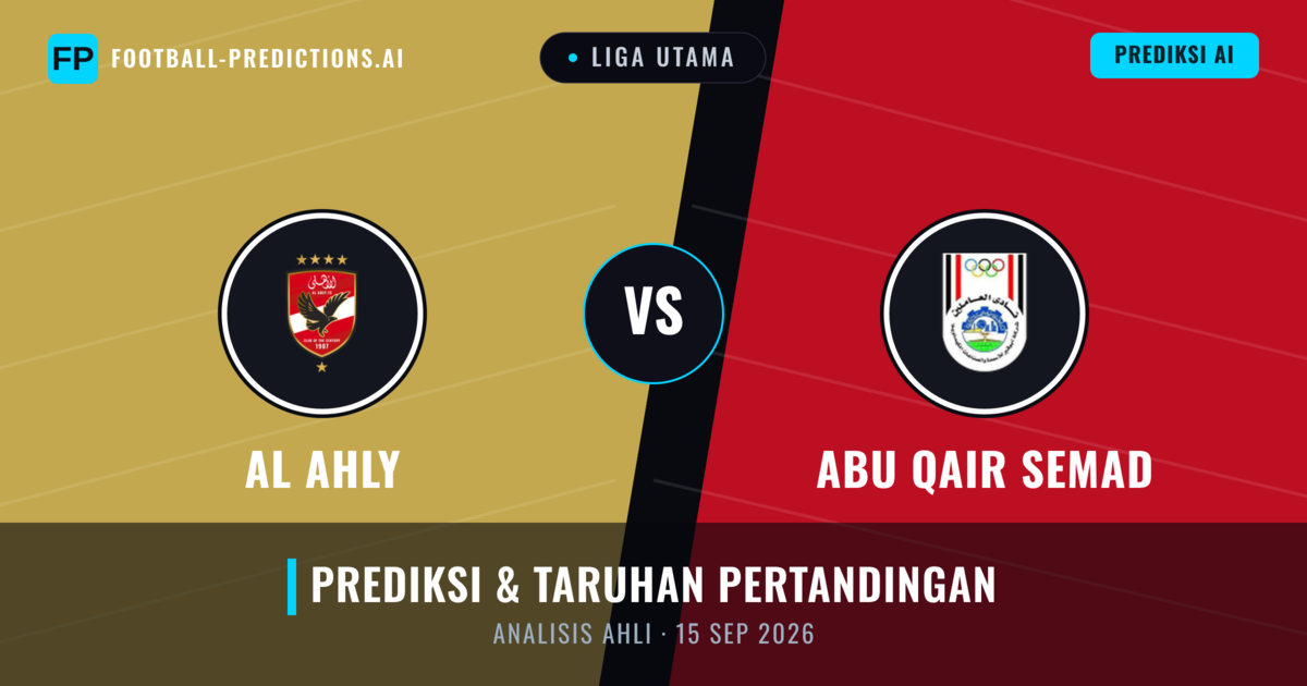 Al Ahly vs Abu Qair Semad — prediksi dan pratinjau pertandingan