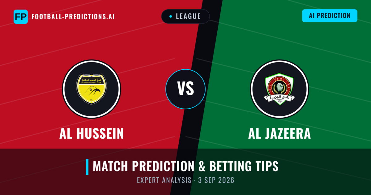 Al Hussein vs Al Jazeera — match prediction & preview