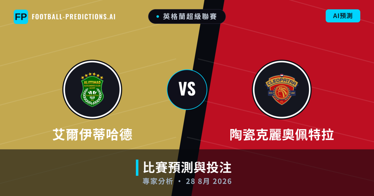 艾爾伊蒂哈德 vs 陶瓷克麗奧佩特拉 — 比赛预测和前瞻