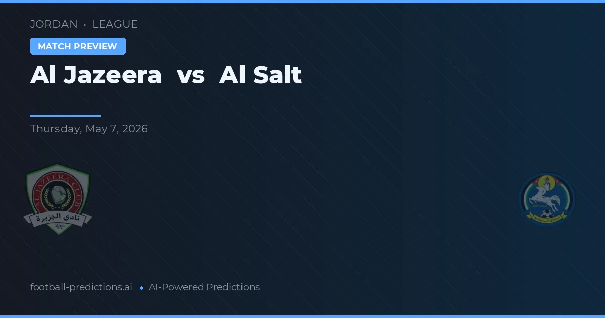 Al Jazeera vs Al Salt preview