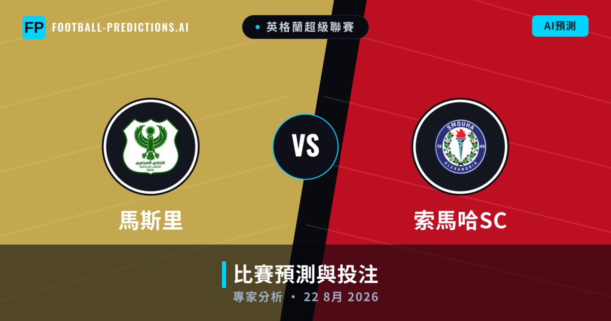馬斯里 vs 索馬哈SC — 比赛预测和前瞻