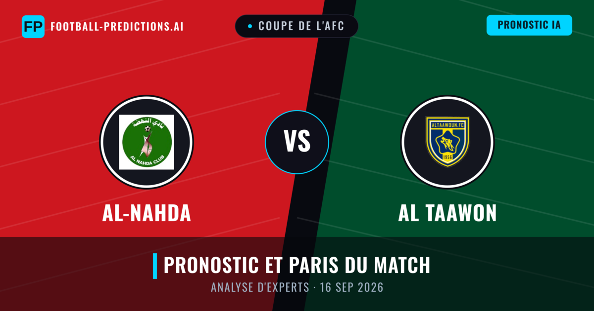 Al-Nahda vs Al Taawon — pronostic et avant-match