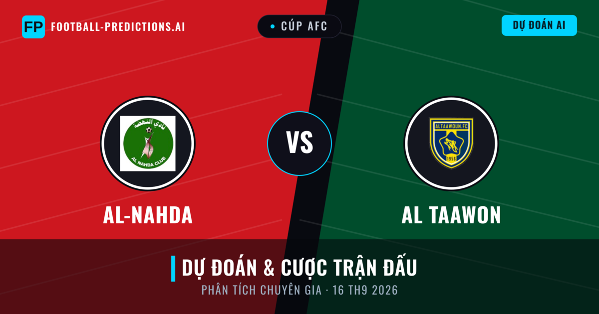 Al-Nahda vs Al Taawon — dự đoán và xem trước trận đấu