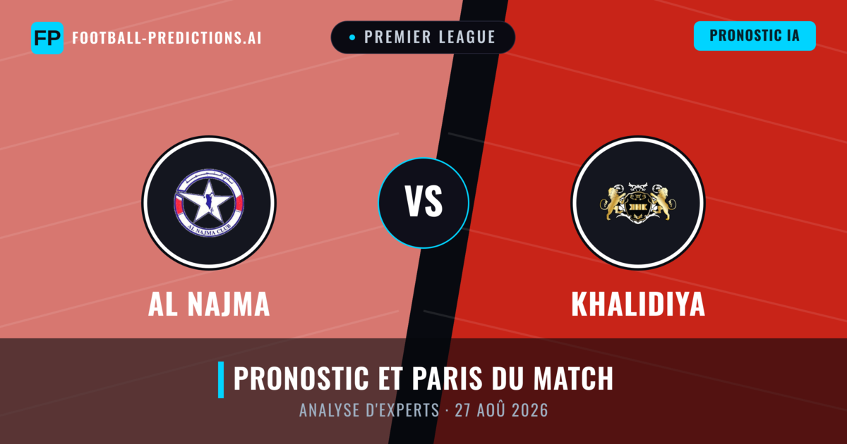 Al Najma vs Khalidiya — pronostic et avant-match