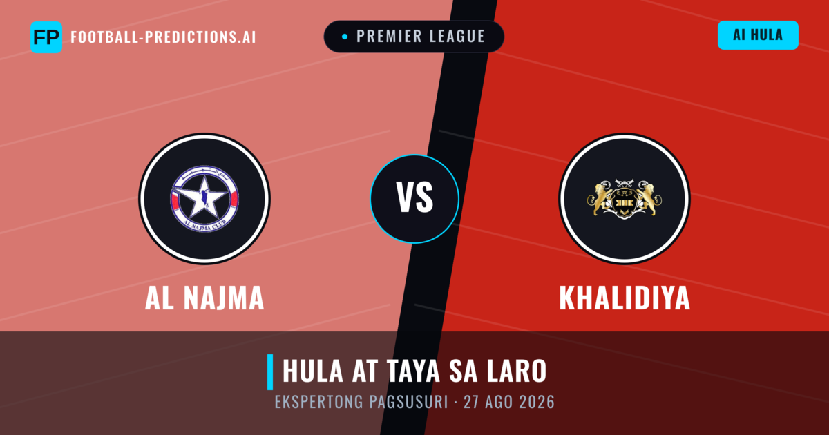 Al Najma vs Khalidiya — hula at preview ng laban