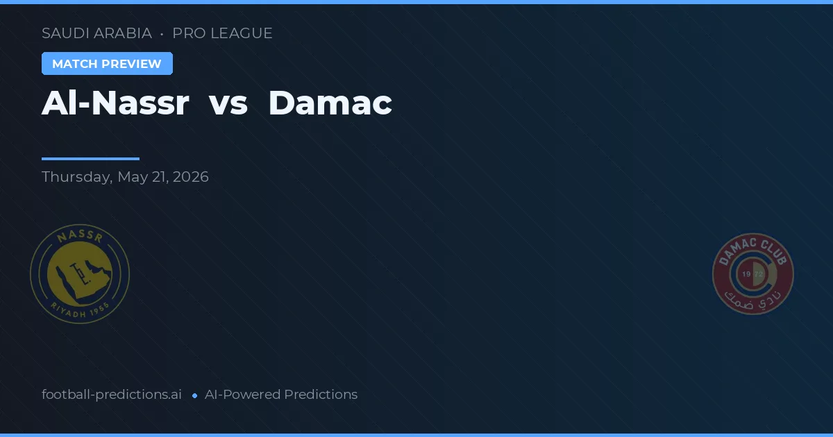 Al-Nassr vs Damac — match prediction & preview