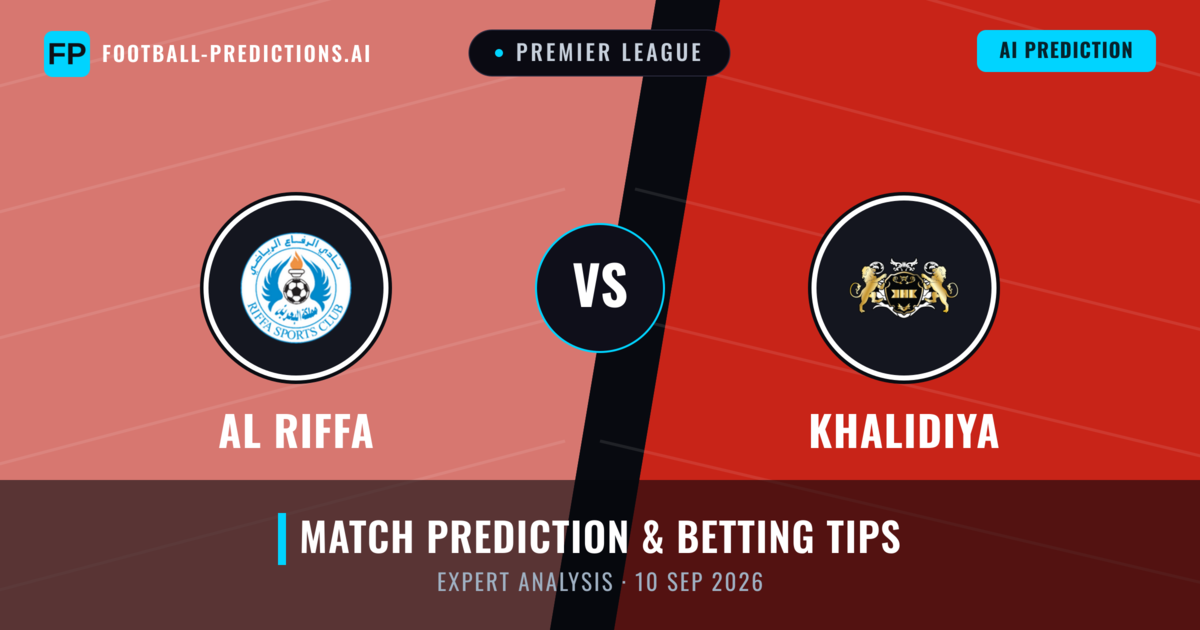 Al Riffa vs Khalidiya — match prediction & preview