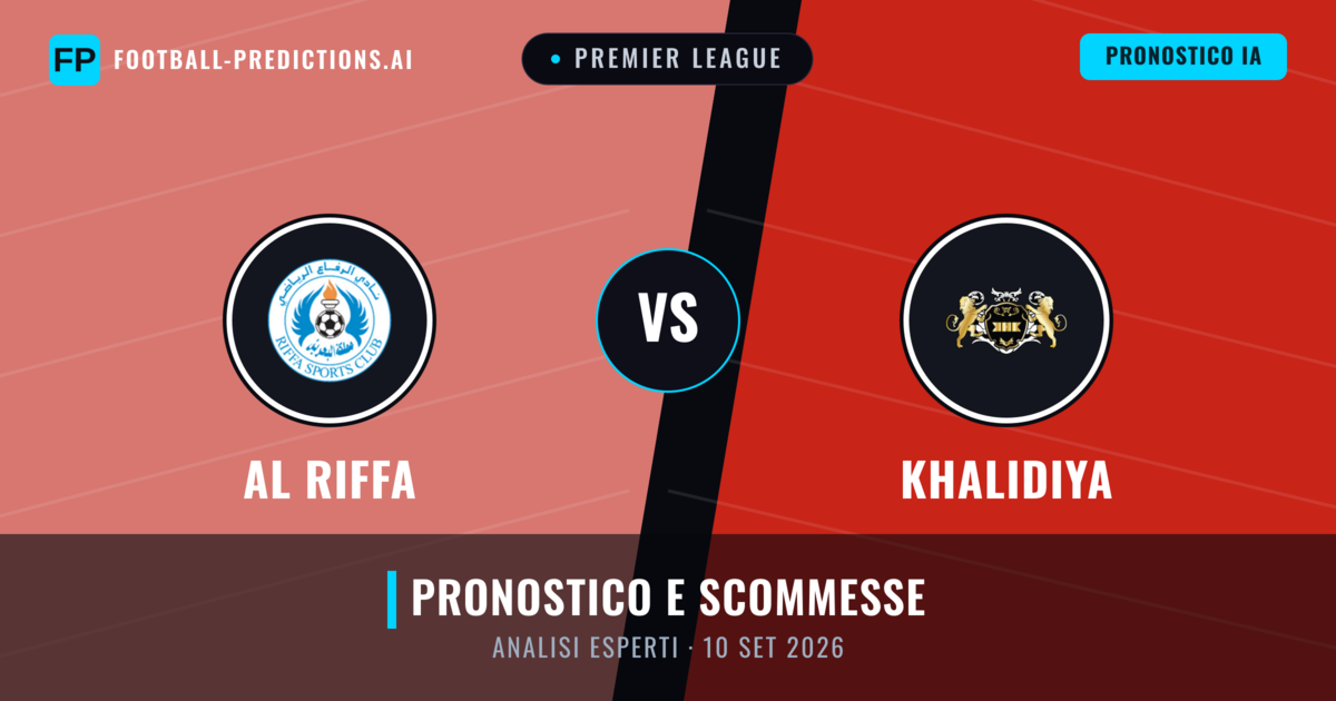 Al Riffa vs Khalidiya — pronostico e anteprima del match