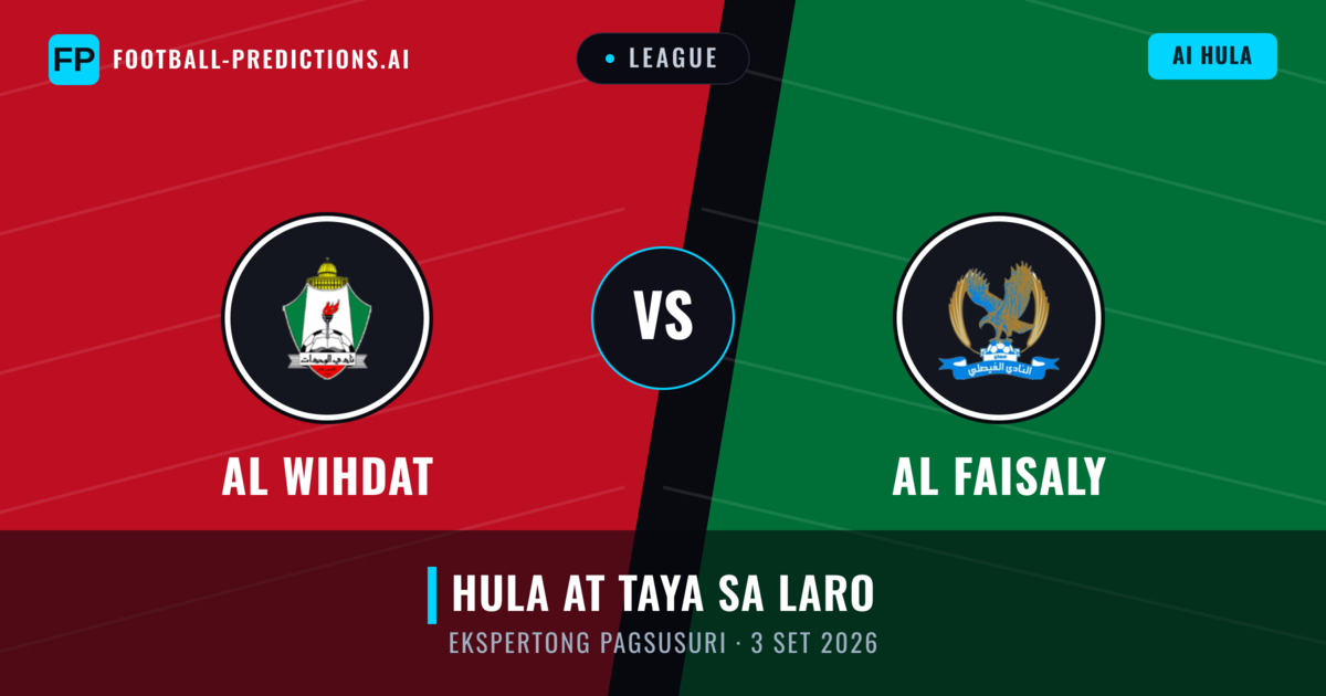 Al Wihdat vs Al Faisaly — hula at preview ng laban