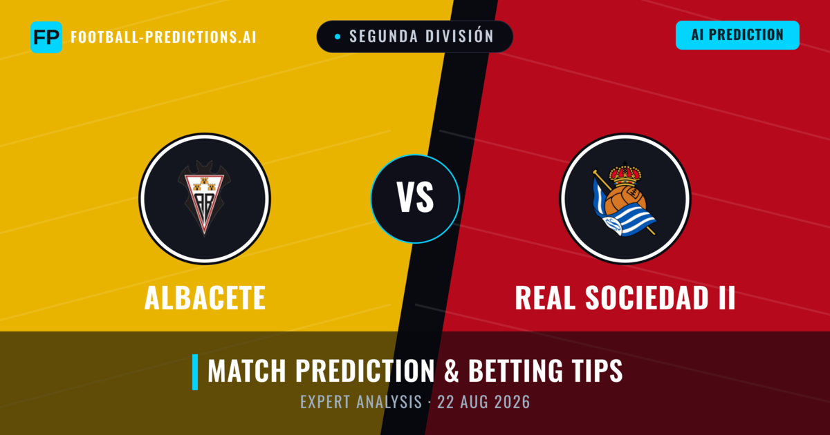 Albacete vs Real Sociedad II — match prediction & preview