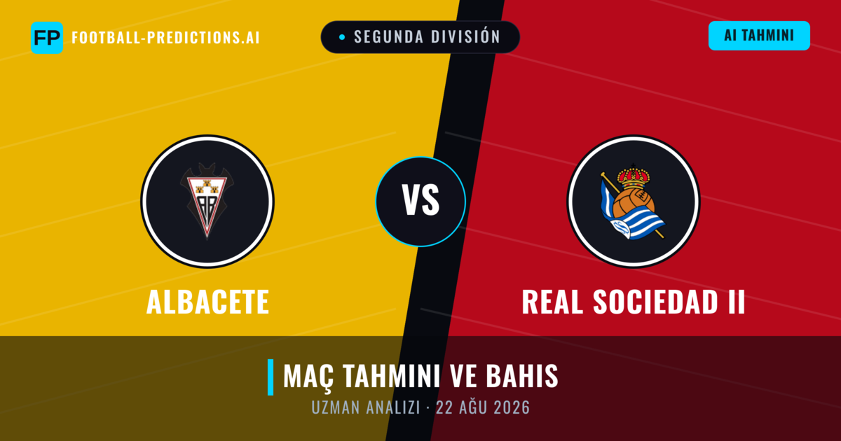 Albacete - Real Sociedad II — maç tahmini ve önizleme
