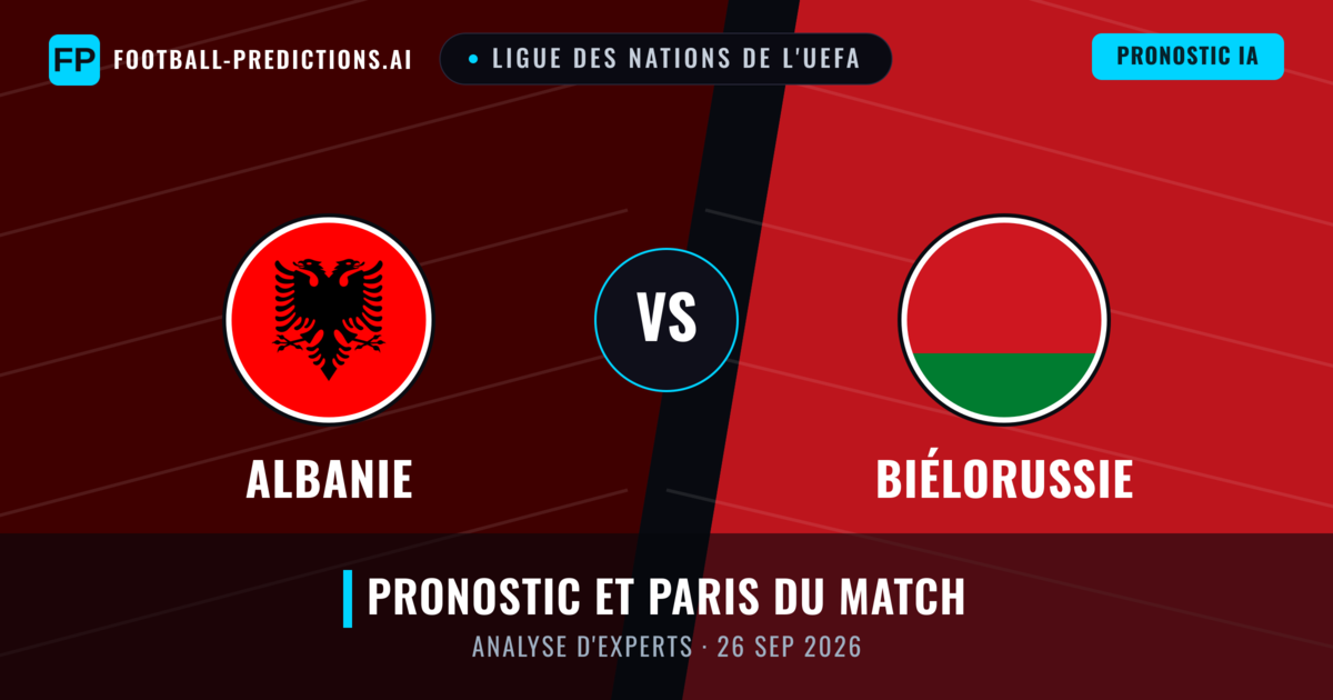 Albanie vs Biélorussie — pronostic et avant-match