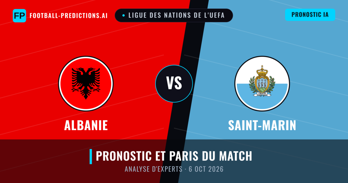 Albanie vs Saint-Marin — pronostic et avant-match