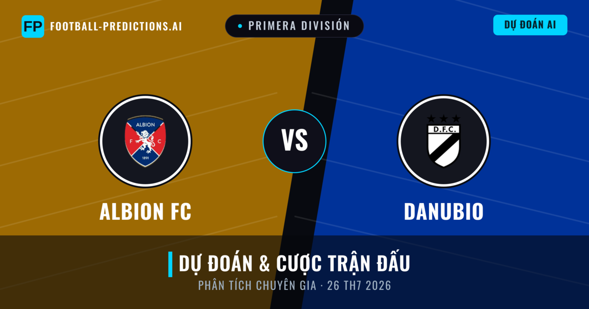 Albion FC vs Danubio — dự đoán và xem trước trận đấu