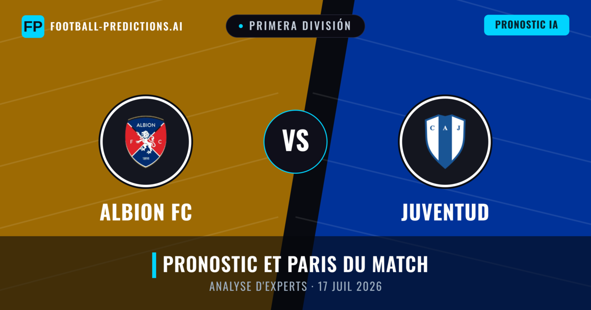 Albion FC vs Juventud — pronostic et avant-match