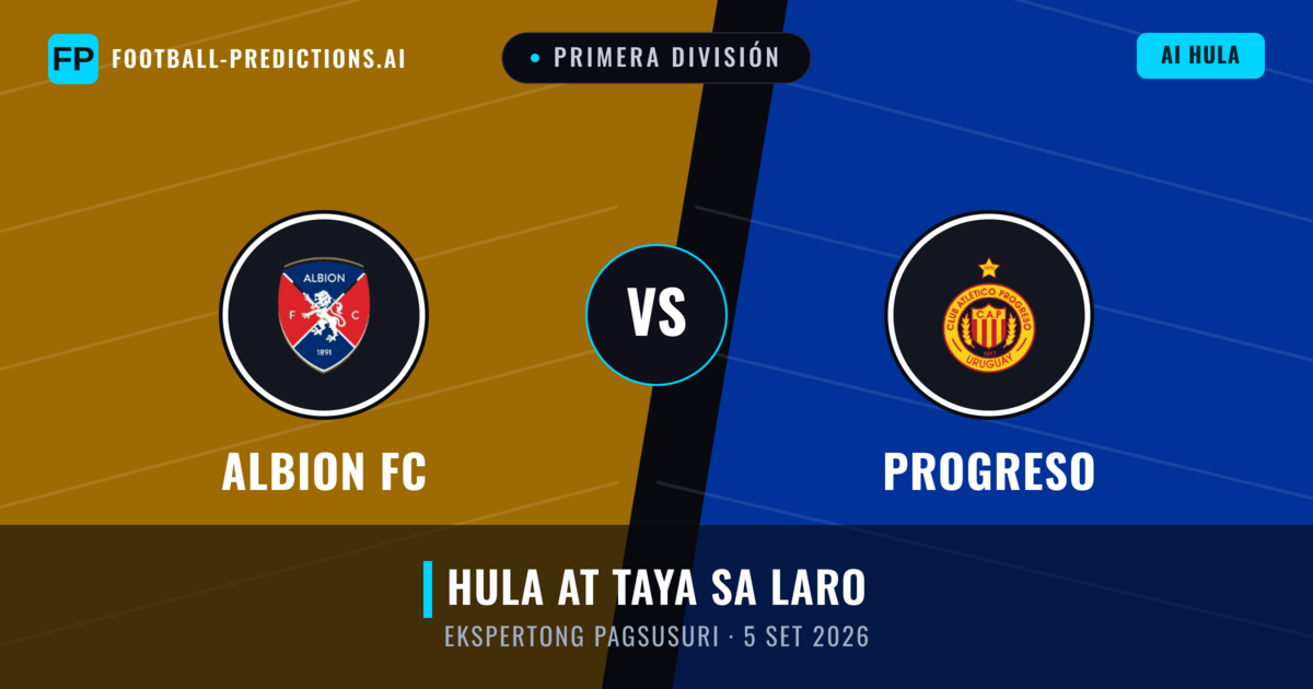 Albion FC vs Progreso — hula at preview ng laban