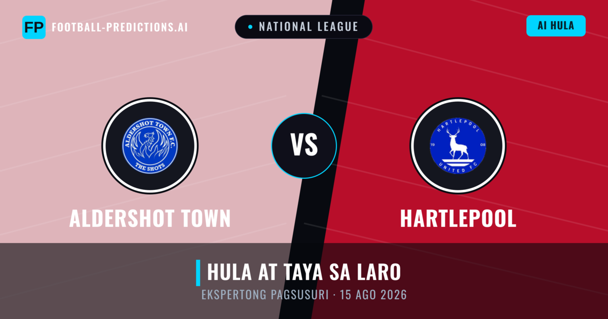 Aldershot Town vs Hartlepool — hula at preview ng laban