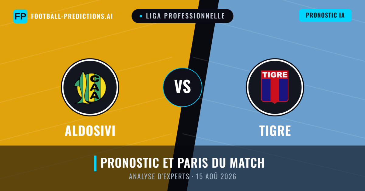 Aldosivi vs Tigre — pronostic et avant-match
