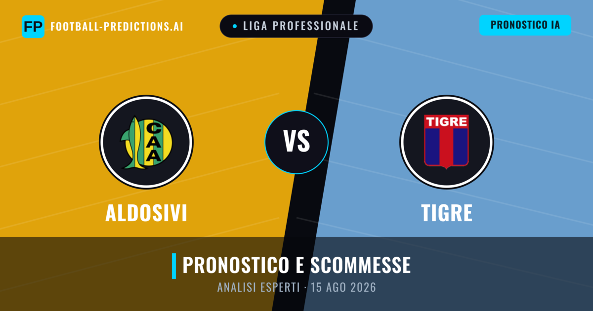 Aldosivi vs Tigre — pronostico e anteprima del match