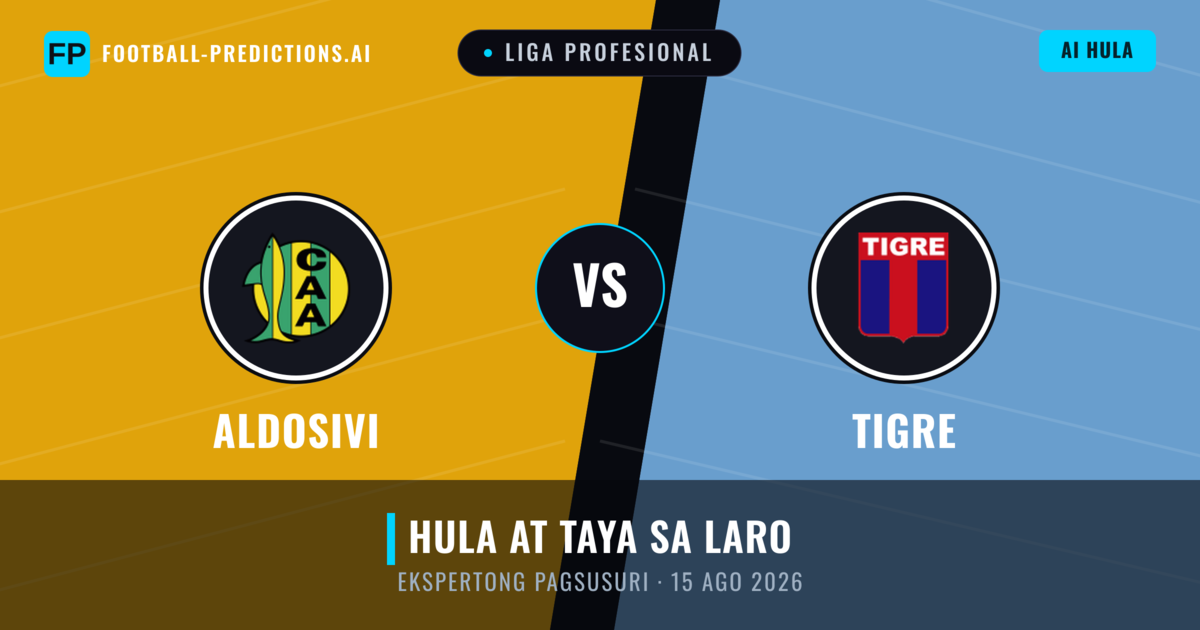 Aldosivi vs Tigre — hula at preview ng laban