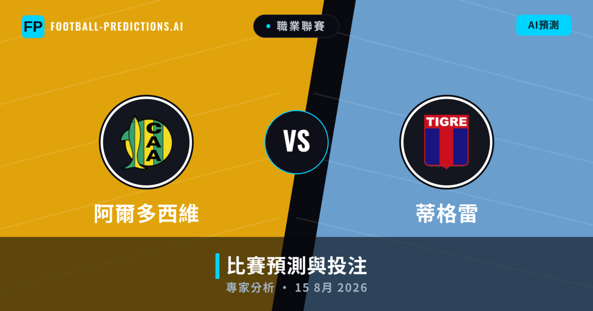 阿爾多西維 vs 蒂格雷 — 比赛预测和前瞻