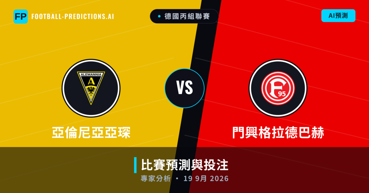 亞倫尼亞亞琛 vs 門興格拉德巴赫 — 比赛预测和前瞻