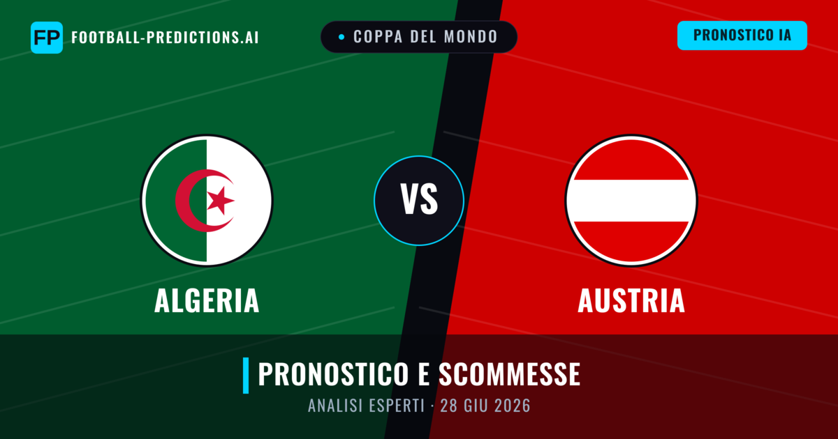Algeria vs Austria — pronostico e anteprima del match