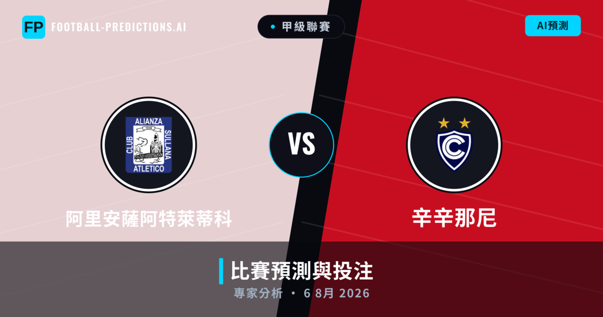 阿里安薩阿特萊蒂科 vs 辛辛那尼 — 比赛预测和前瞻