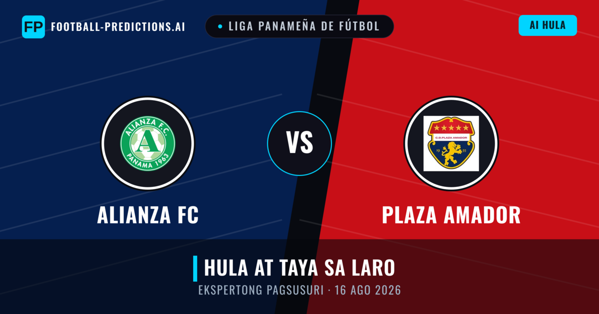 Alianza FC vs Plaza Amador — hula at preview ng laban